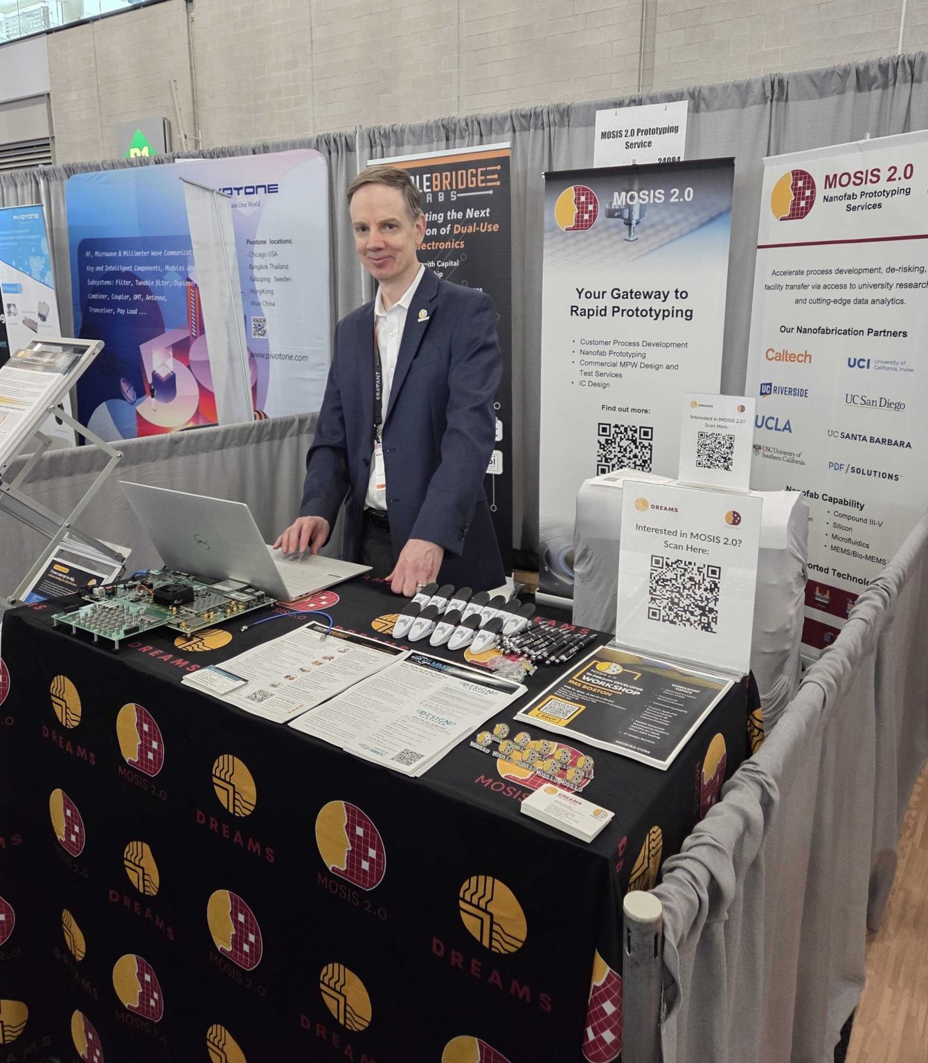 The MOSIS 2.0 Booth at IMS Boston.